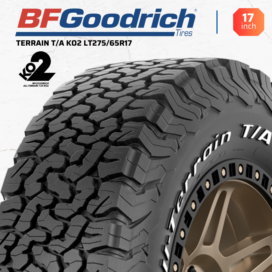 Lốp BFGoodrich All-Terrain T/A KO2 LT275/65R17 (Made in Thailand)